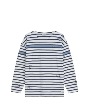 Scotch & Soda x Basquiat ブレトンストライプTシャツ - サムネイル1