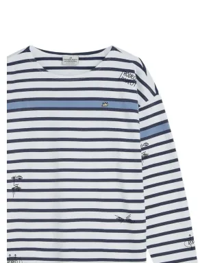 Scotch & Soda x Basquiat ブレトンストライプTシャツ - サムネイル2