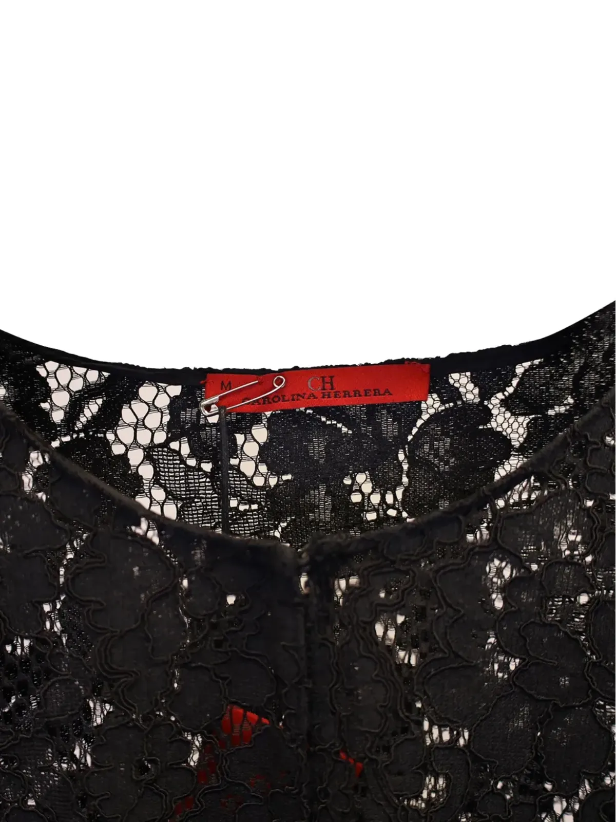 Carolina Herrera Vintage レースミニドレス - 画像3
