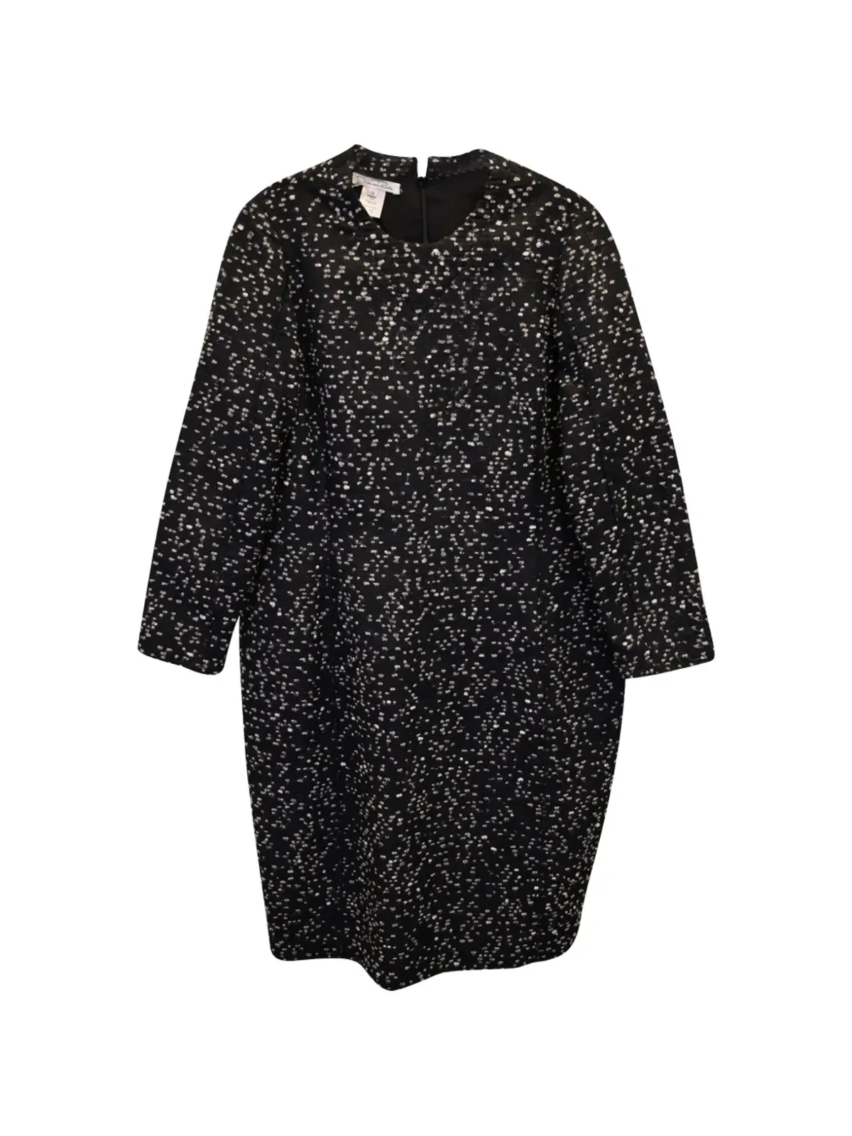 Oscar de la Renta Pre-Owned ドットウールドレス - 画像1
