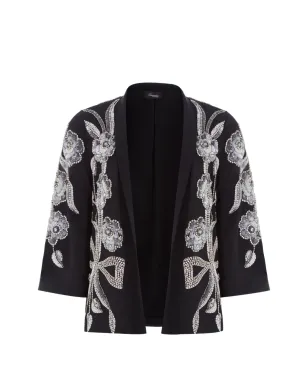 Temperley London 花柄ビーズ装飾ラナジャケット - サムネイル1