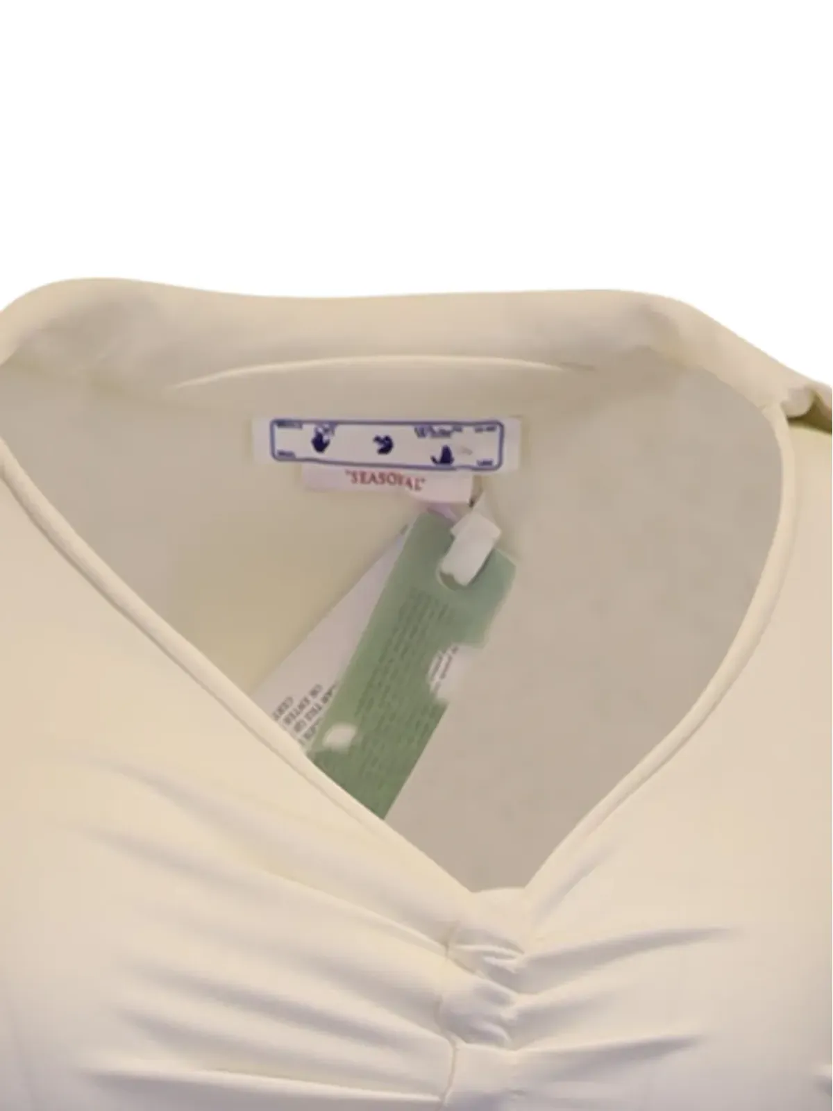 Off-White Pre-Owned アシンメトリックカットアウトギャザー入りドレス - 画像4