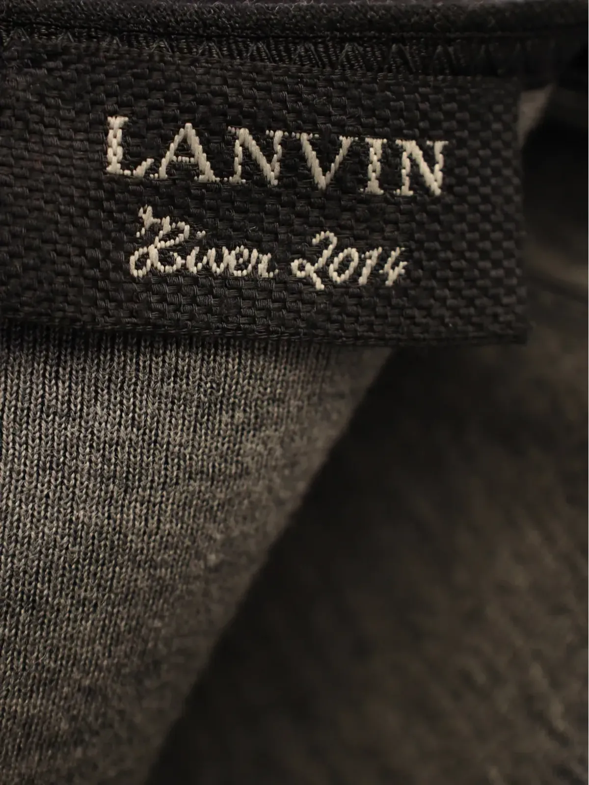 Lanvin Pre-Owned peplum waist dress - Grey - 画像3