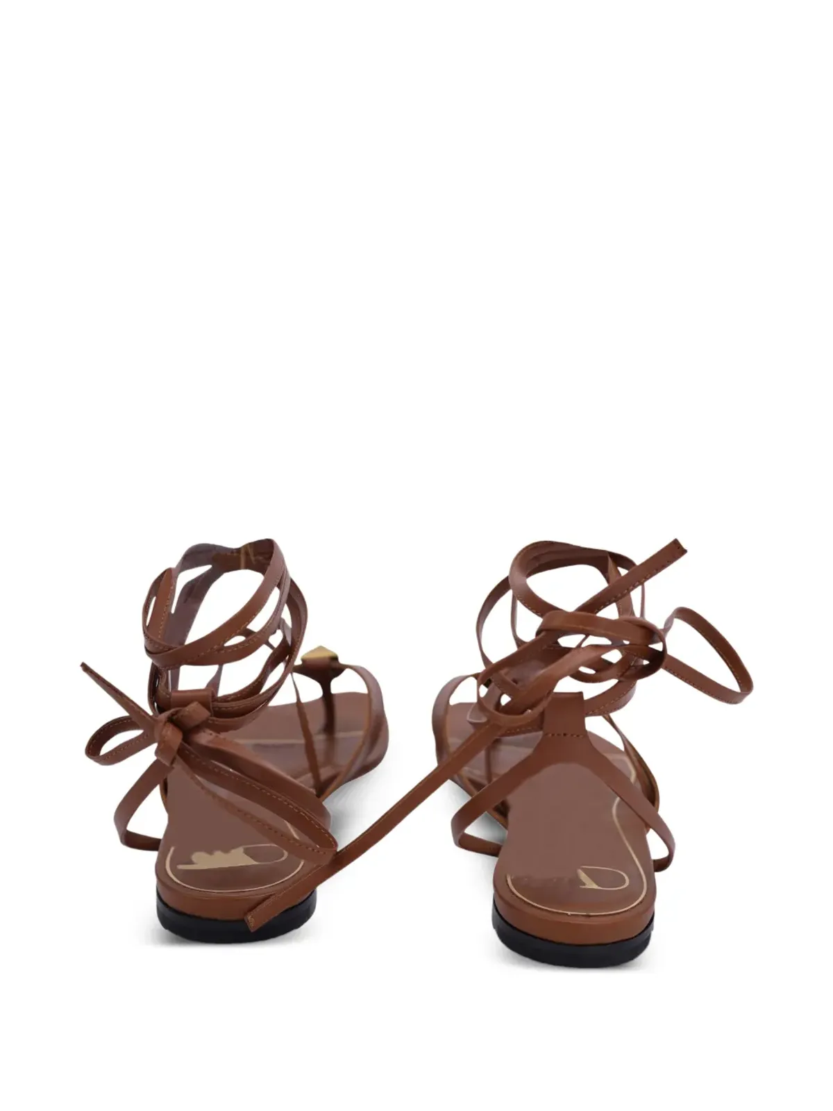 Red Valentino Vintage ローマンスタッド レースアップサンダル - 画像3