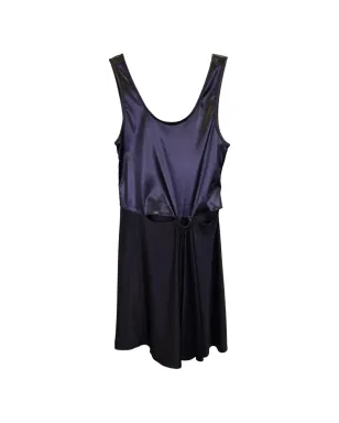 Paco Rabanne Pre-Owned スクープネック ミニドレス - ブラック - サムネイル2