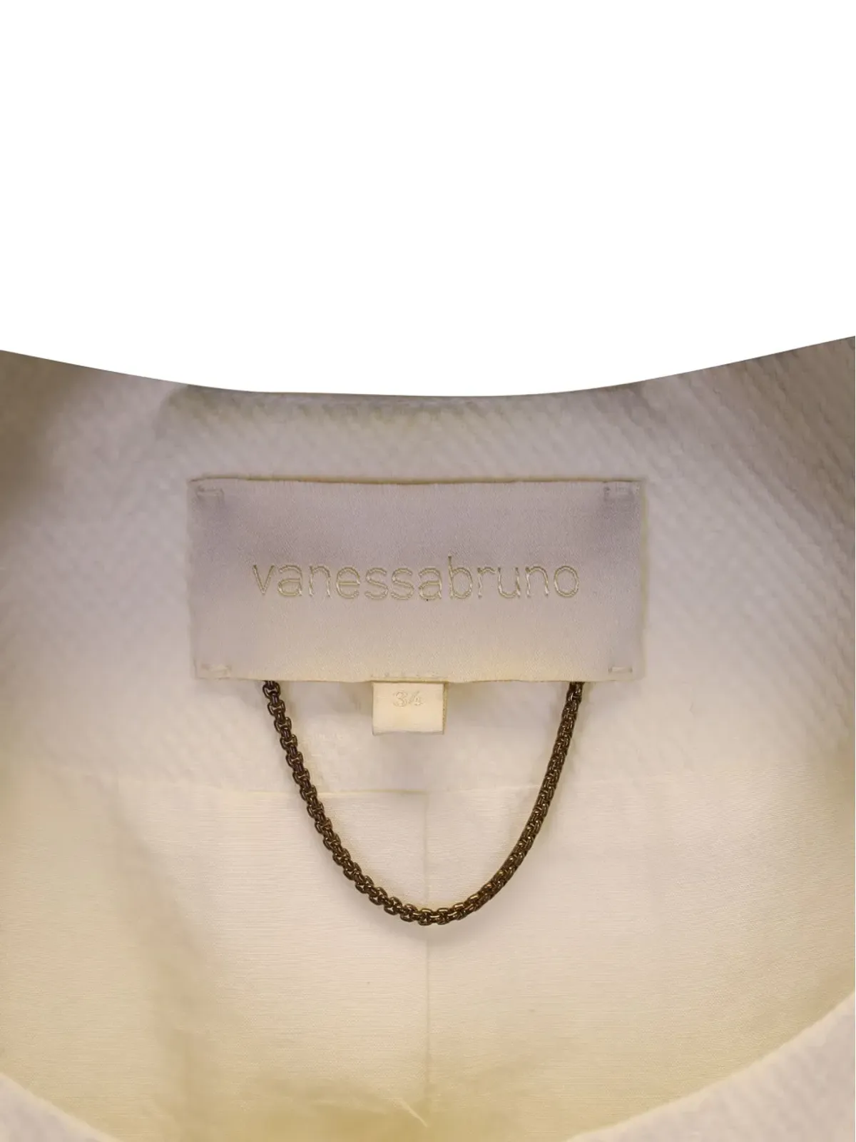 Vanessa Bruno ノーカラーダブルブレストコート - 画像3