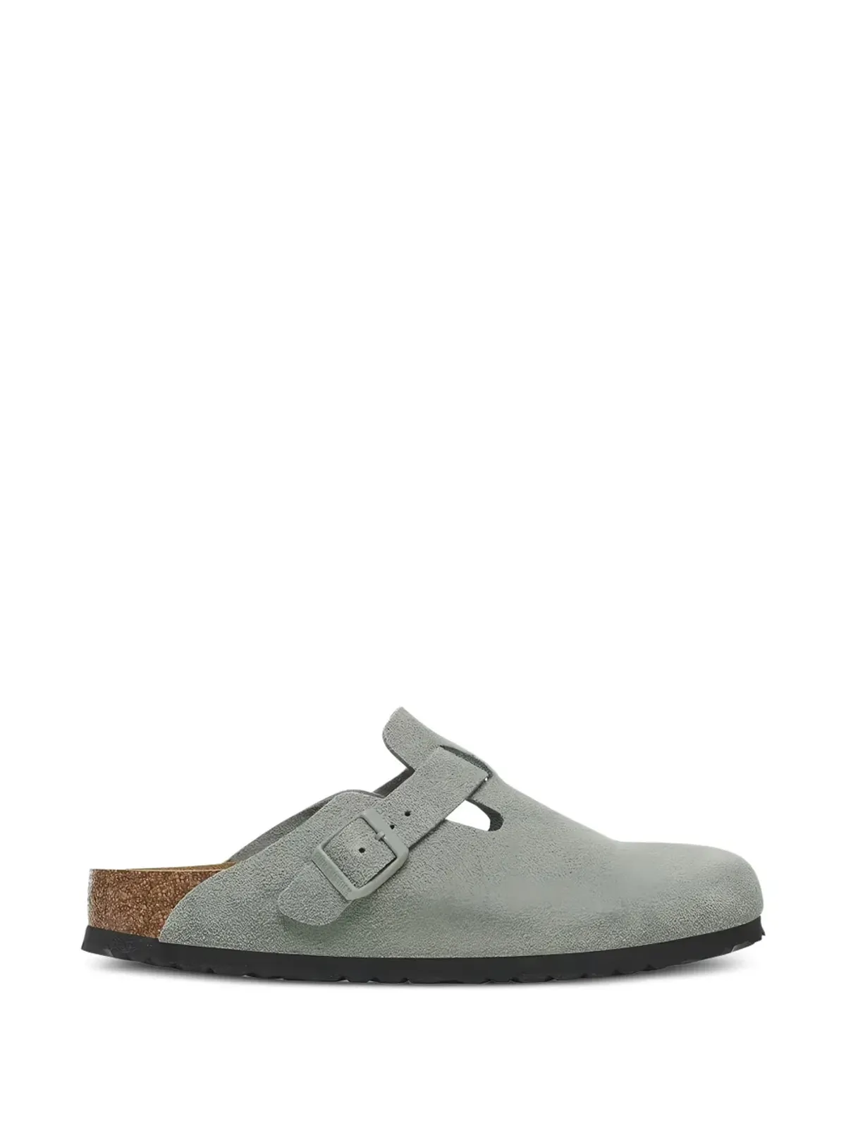 Birkenstock ボストン BS スエード ピュアセージ スリッパ - 画像1