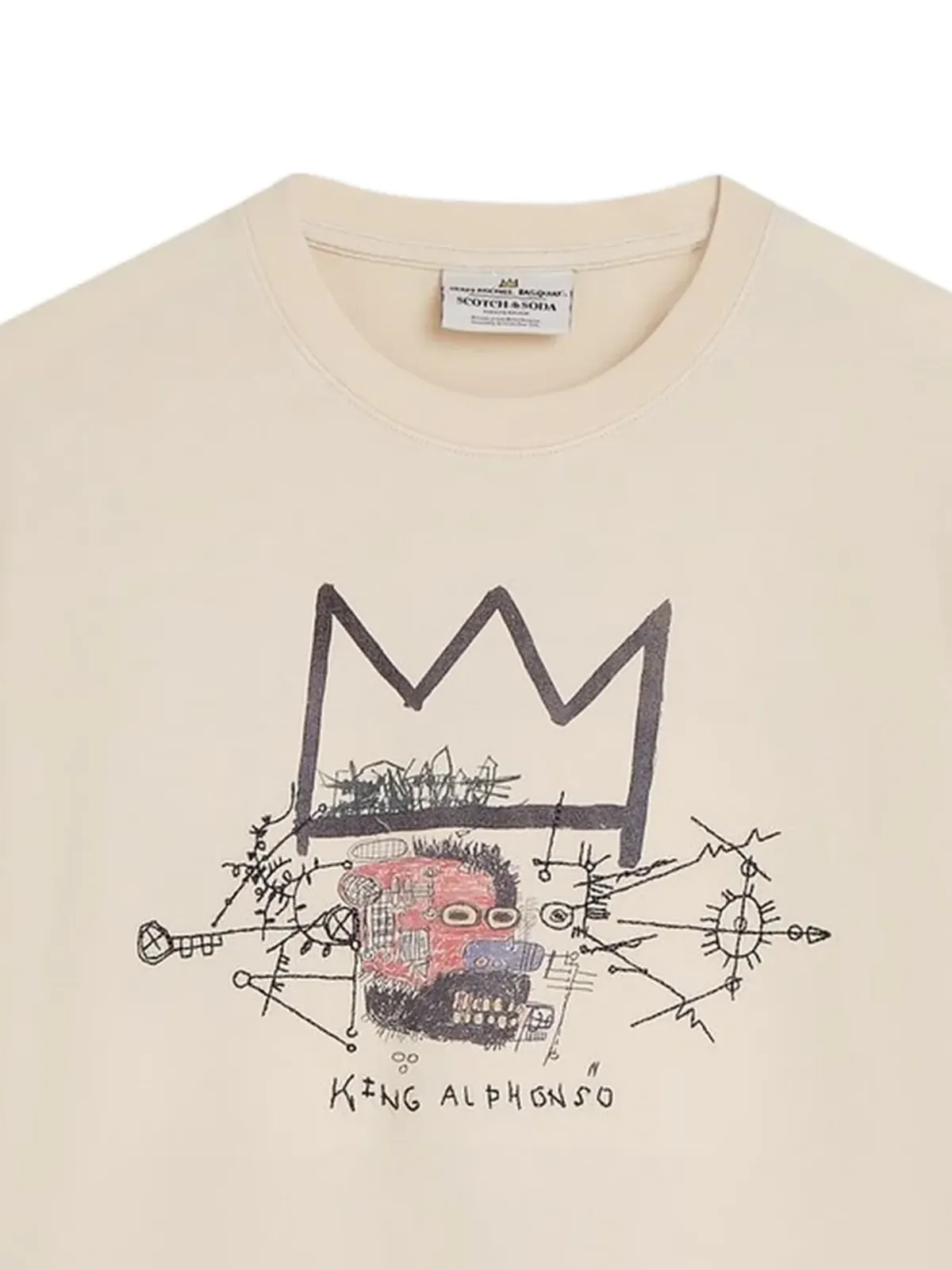 Scotch & Soda グラフィックTシャツ（Basquiat コラボ） - 画像2