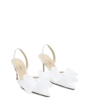 MACH & MACH bow lace pumps - White - サムネイル3