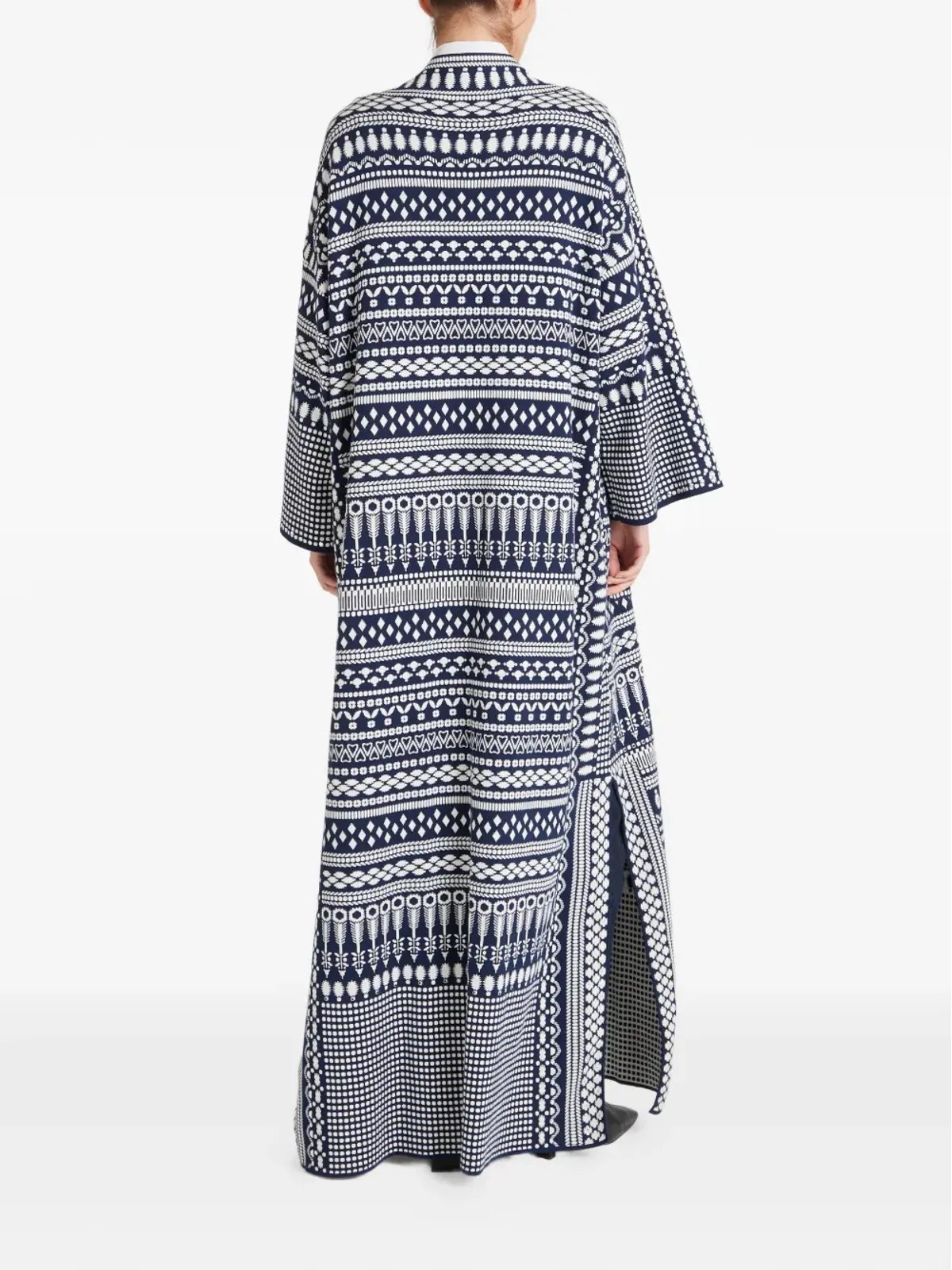 Temperley London 総柄ニットコート - 画像5