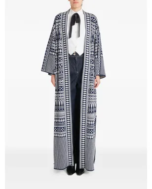 Temperley London 総柄ニットコート - サムネイル2
