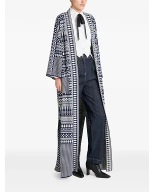 Temperley London 総柄ニットコート - サムネイル3