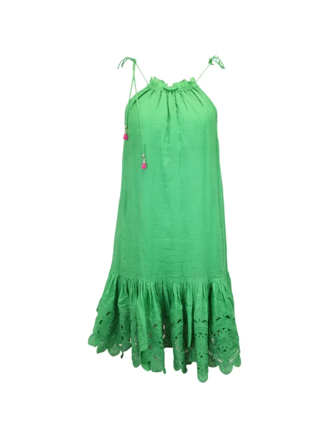 Zimmermann ZIMMERMANN ブロderie anglaise ギャザー入りドレスの商品画像