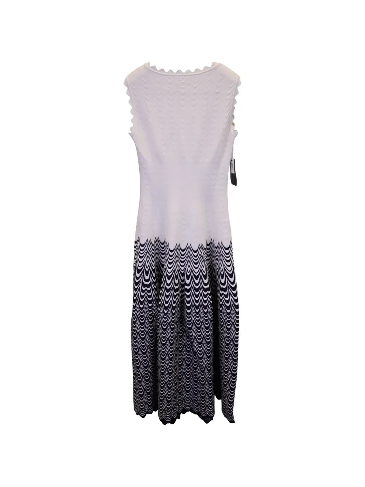 Alaïa Pre-Owned スカラップ付きニットドレス - 画像2