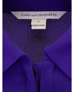Diane Von Furstenberg Vintage レイヤードカラー・ブロック シャツドレス - サムネイル3