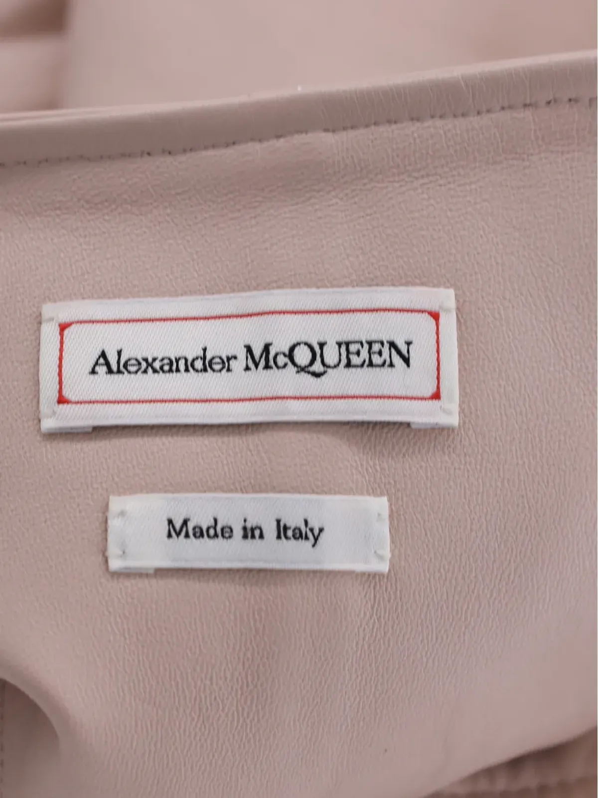 Alexander McQueen Pre-Owned ベルト付きミディスカート - 画像3