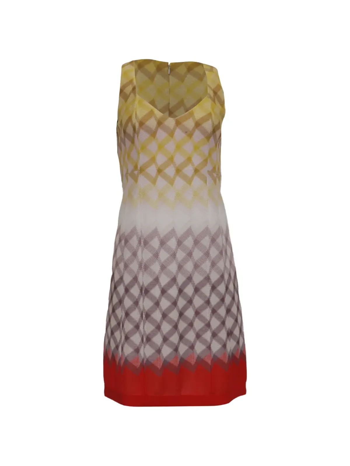 Missoni ビンテージ 柄入りVネックミニドレス - 画像1