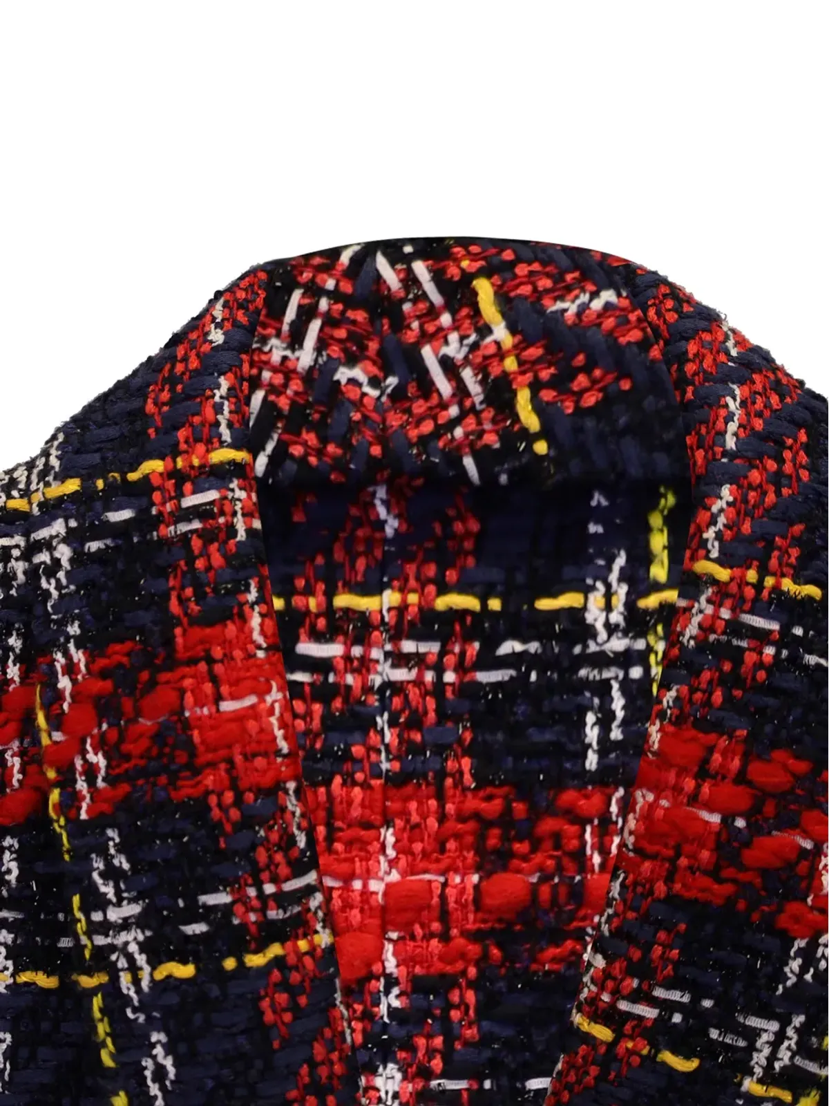 Balmain Pre-Owned タータンチェック ダブルブレスト ブレザー - ブルー - 画像3