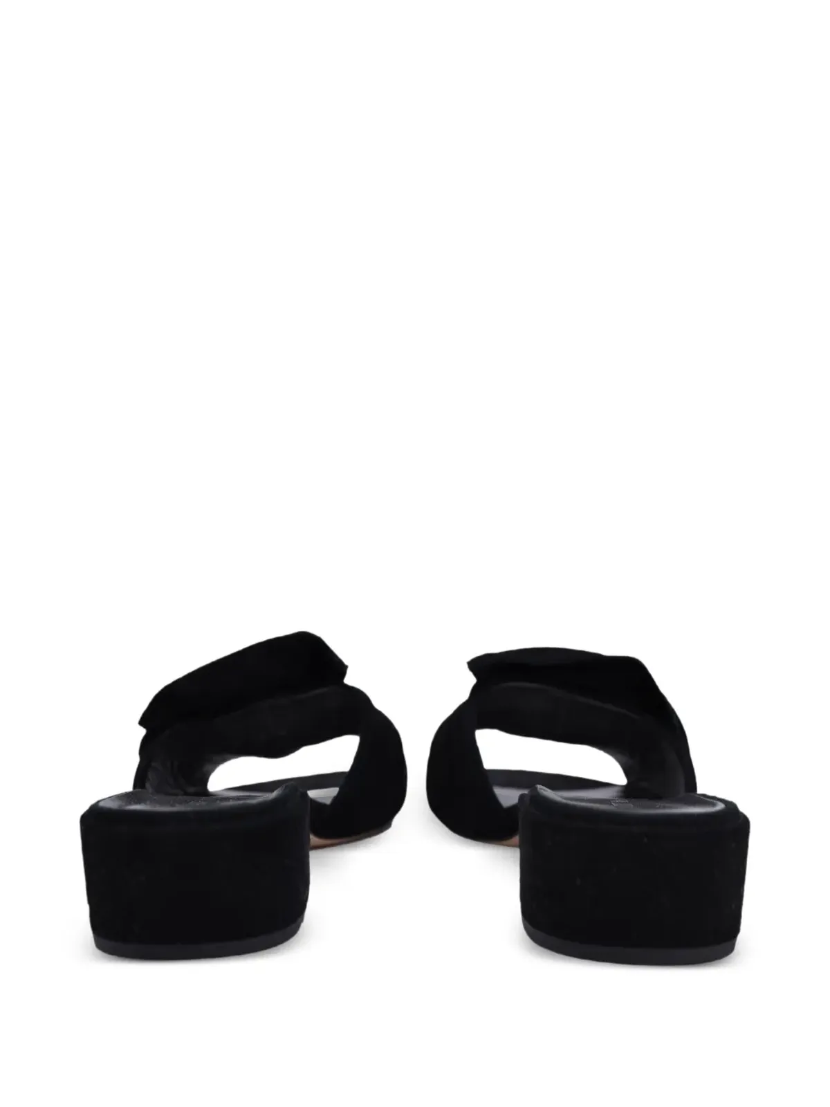 Stuart Weitzman ボウ ブロックヒール スライド - 画像2