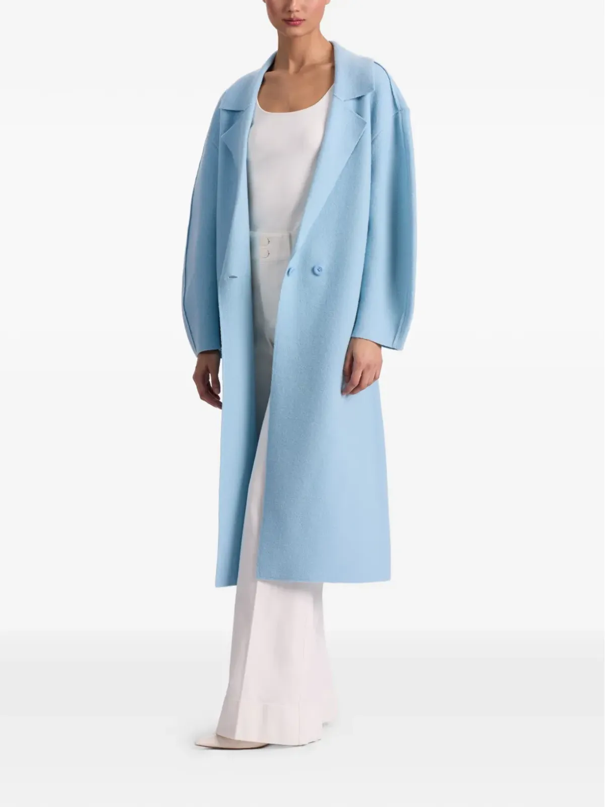alice + olivia Waverly Cocoon ダブルブレストコート - 画像4