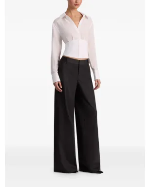 alice + olivia Edie ボタン付きシームトップ - サムネイル3