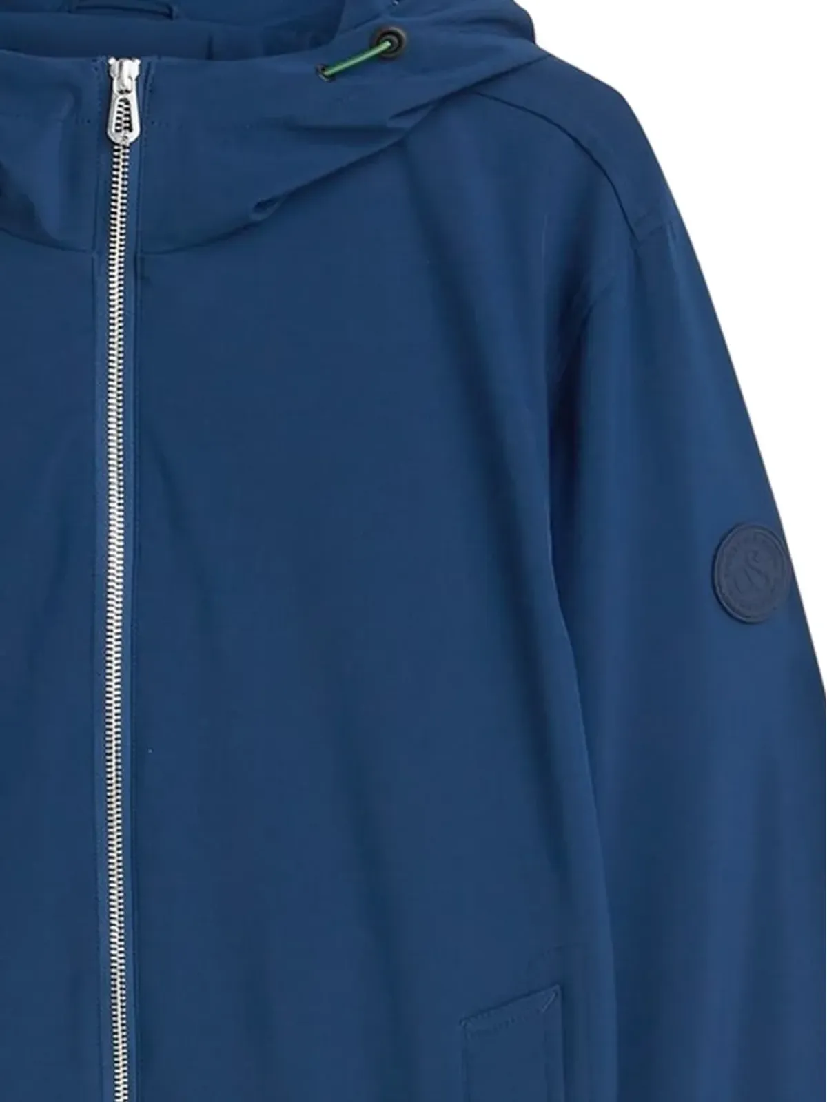 Scotch & Soda ソフトシェルジップアップフードジャケット - ブルー - 画像2
