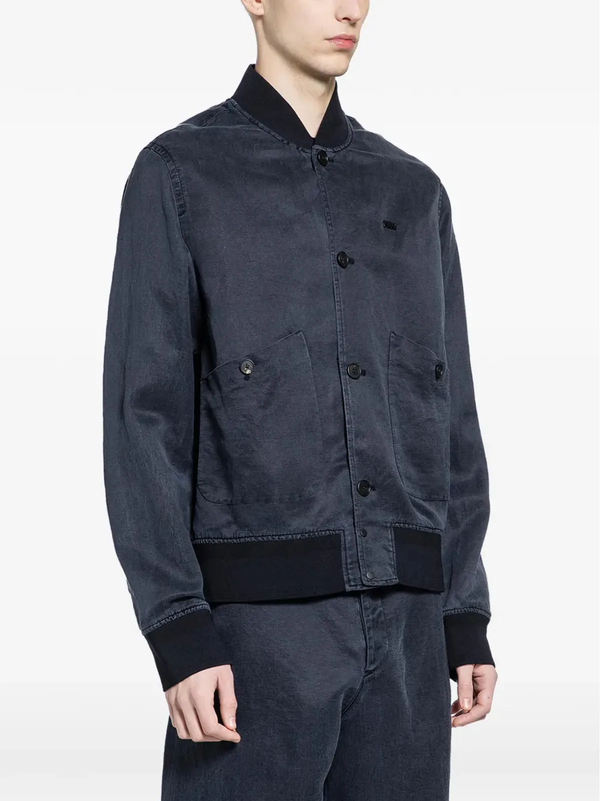 Massimo Osti Studio ボタン留めショートジャケット - 画像2