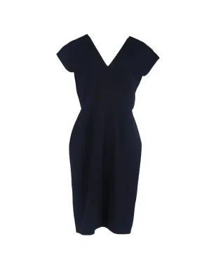 Roland Mouret Vネック膝丈ドレス - サムネイル1