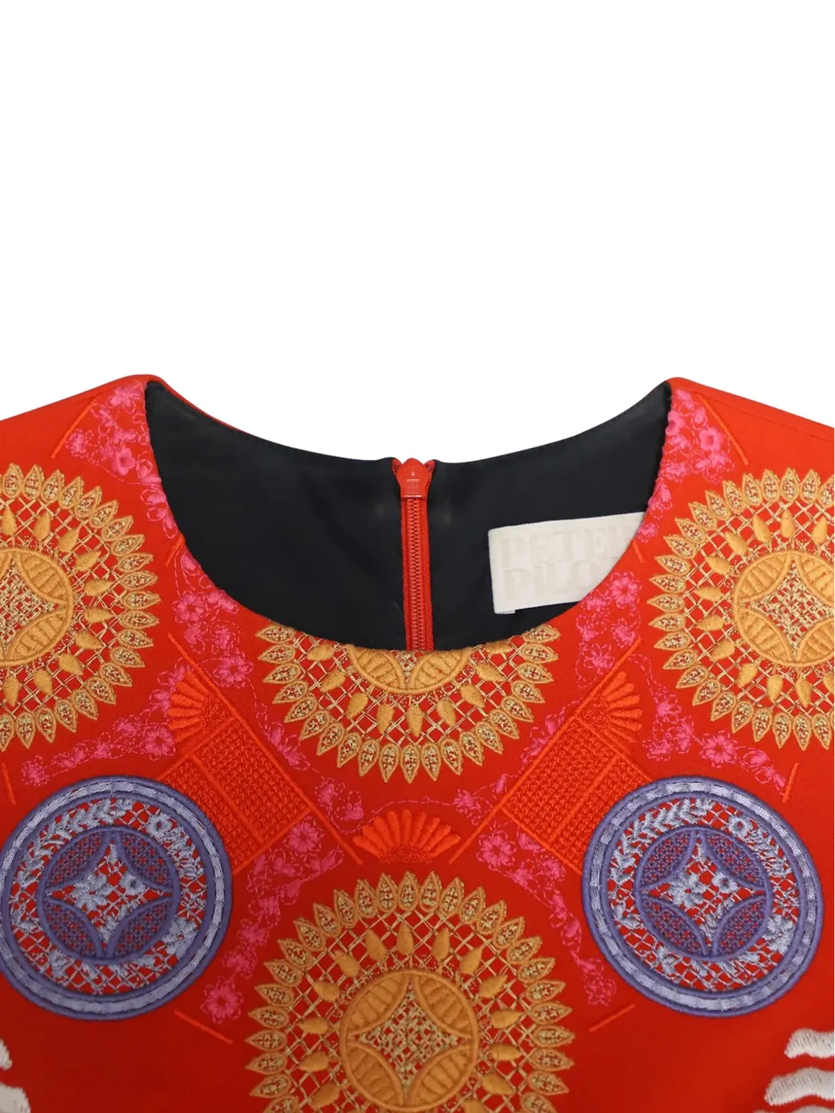 Peter Pilotto 刺繍入りタータン柄ジャンプスーツ - 画像4