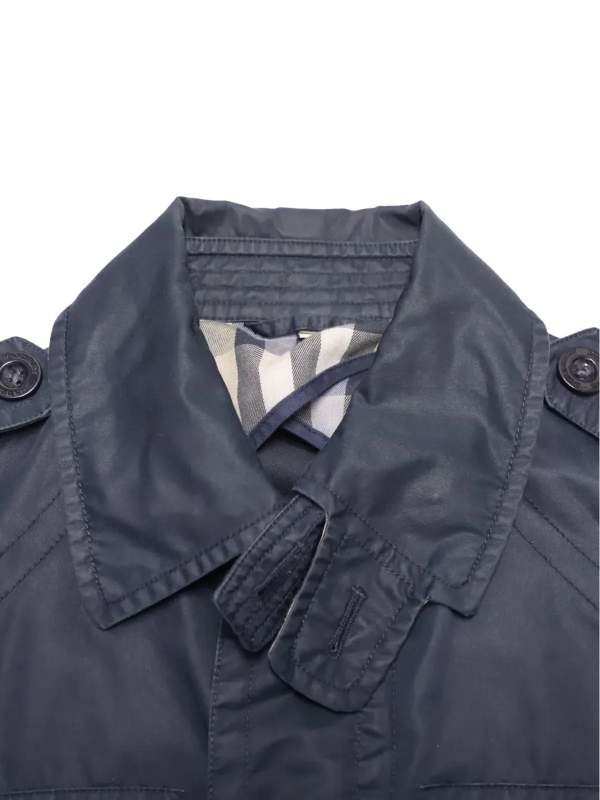 Burberry Pre-Owned エポレット付きシングルブレストジャケット - 画像4