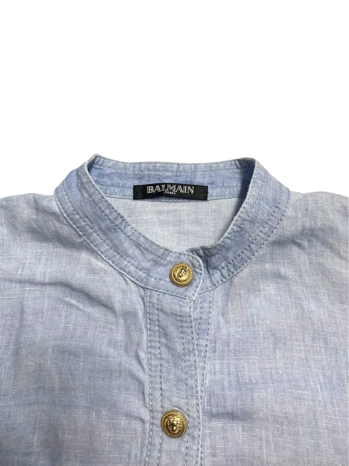 Balmain Pre-Owned チェストポケットシャツ - 画像5