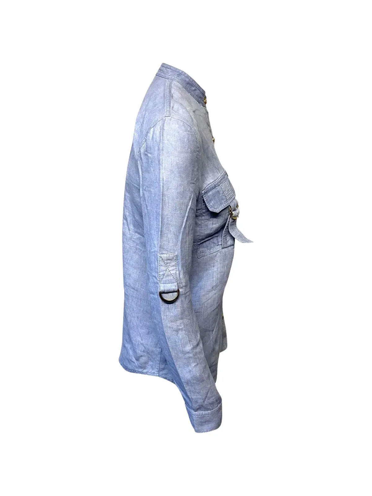 Balmain Pre-Owned チェストポケットシャツ - 画像3