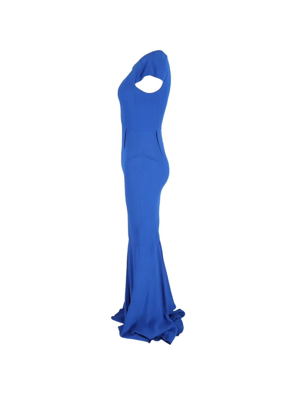 Roland Mouret Valey Vネック マキシドレス - 画像3