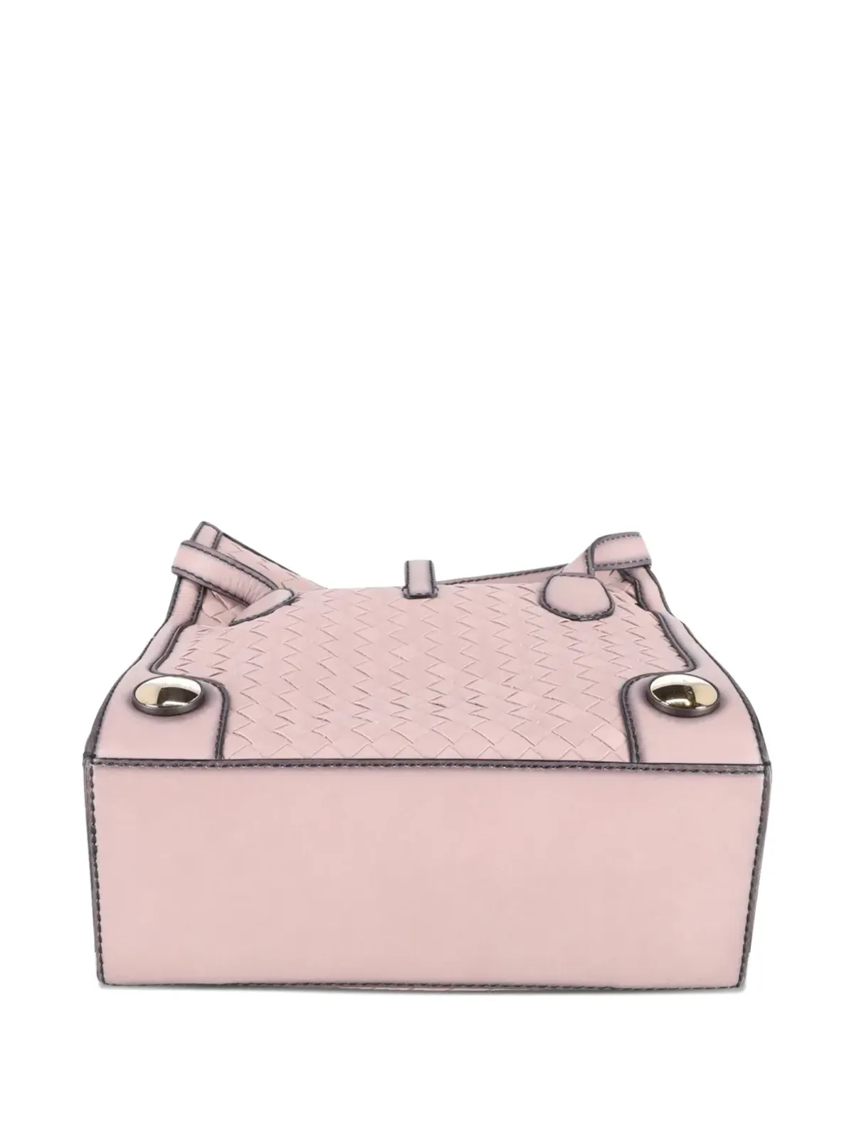 Bottega Veneta ビンテージ Monaco leather woven tote bag ピンク - 画像5