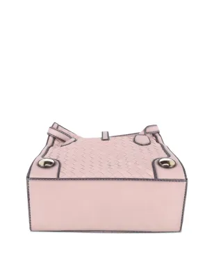 Bottega Veneta ビンテージ Monaco leather woven tote bag ピンク - サムネイル5