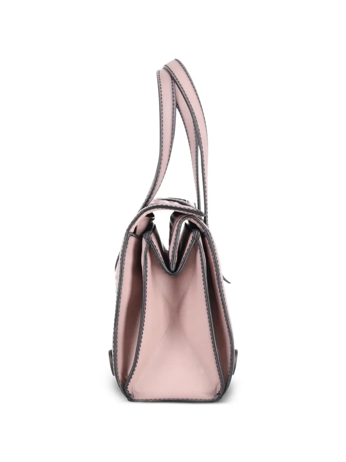 Bottega Veneta ビンテージ Monaco leather woven tote bag ピンク - 画像4