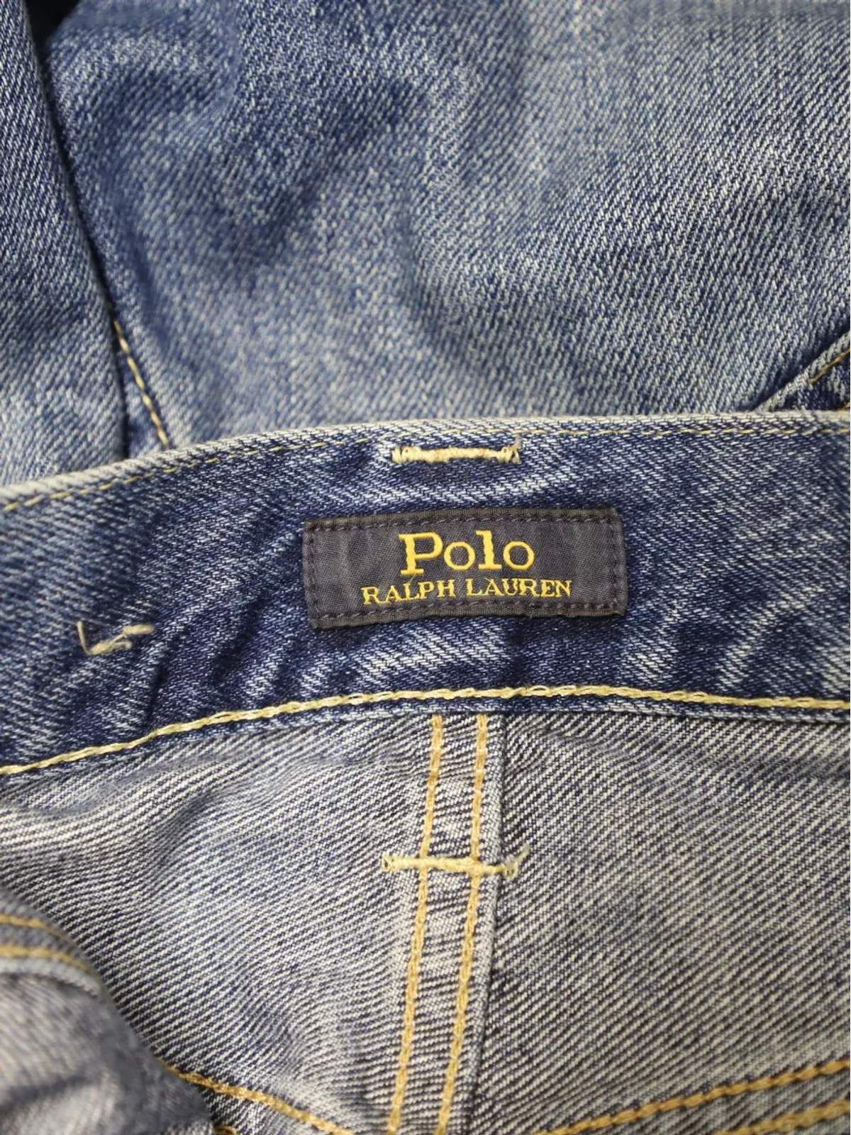 Polo Ralph Lauren Vintage ヴィンテージ加工デニムジーンズ - 画像3