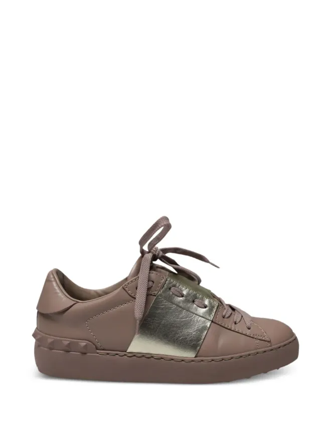 Mario Valentino Vintage Mario Valentino Vintage Open for a Change レザー スニーカー - ピンクの商品画像