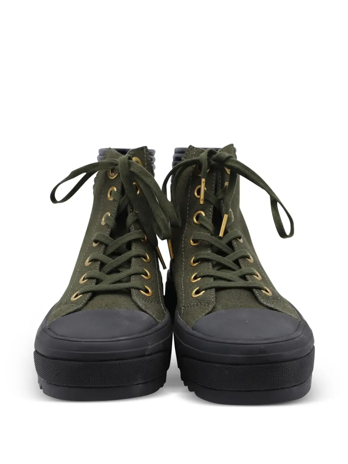 Michael Kors Vintage Keegan ハイトップ プラットフォームスニーカー - 画像4