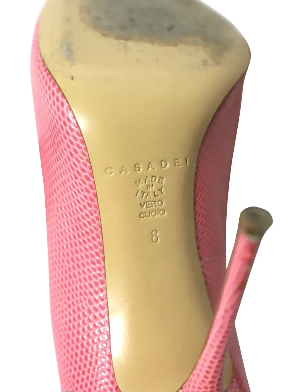 Casadei Vintage レザーポインテッドパンプス - 画像5