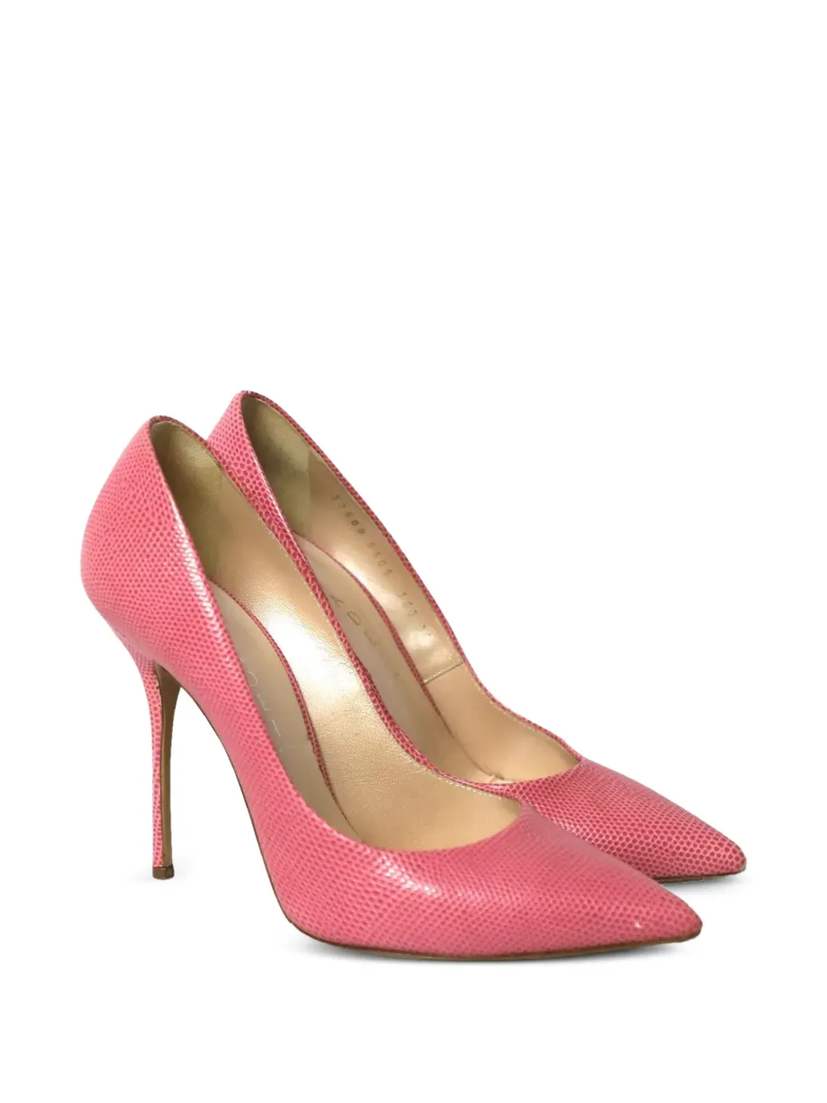 Casadei Vintage レザーポインテッドパンプス - 画像2