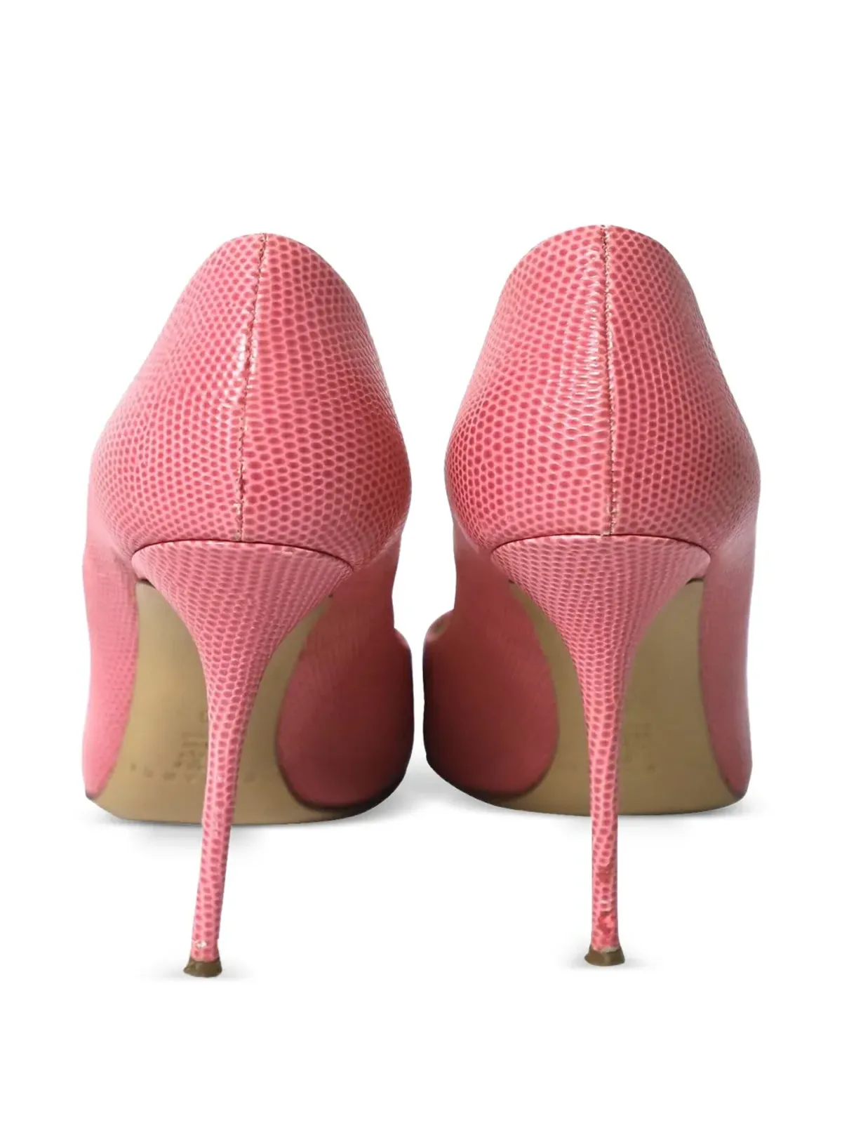 Casadei Vintage レザーポインテッドパンプス - 画像3