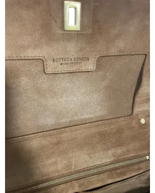 Bottega Veneta ビンテージ アングル レザー ショルダーバッグ - ブラック - サムネイル5