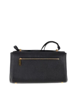 Bottega Veneta ビンテージ アングル レザー ショルダーバッグ - ブラック - サムネイル2