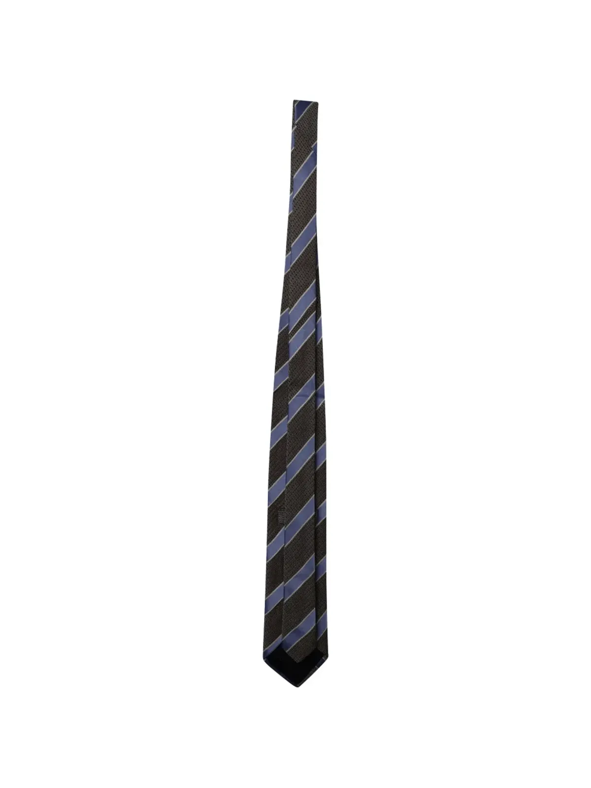 Ermenegildo Zegna Vintage ストライプ柄ネクタイ - ブラック - 画像2