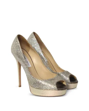 Jimmy Choo Pre-Owned ピープトゥパンプス - サムネイル2