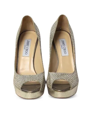 Jimmy Choo Pre-Owned ピープトゥパンプス - サムネイル4