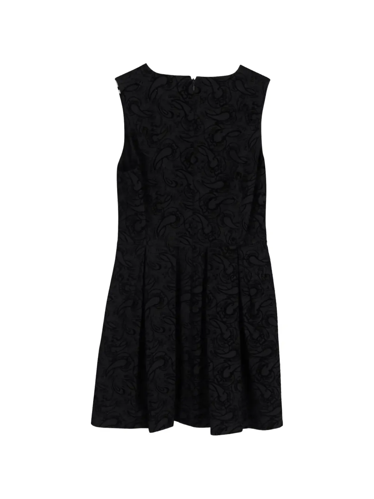 Alexander McQueen Pre-Owned ブロケード Vネック ミニドレス - ブラック - 画像2
