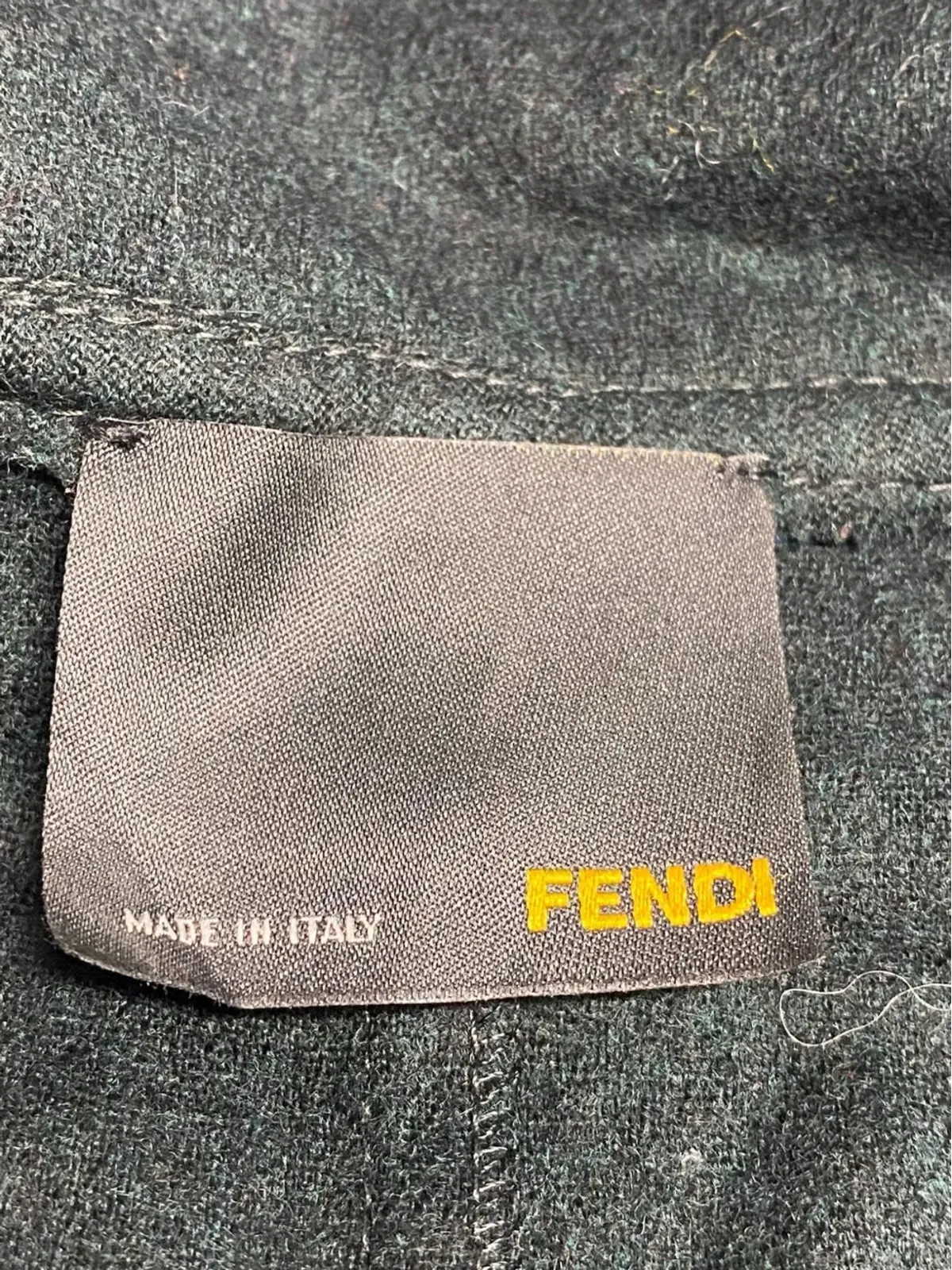 Fendi Pre-Owned ダブルブレストプリーツジャケット - 画像3