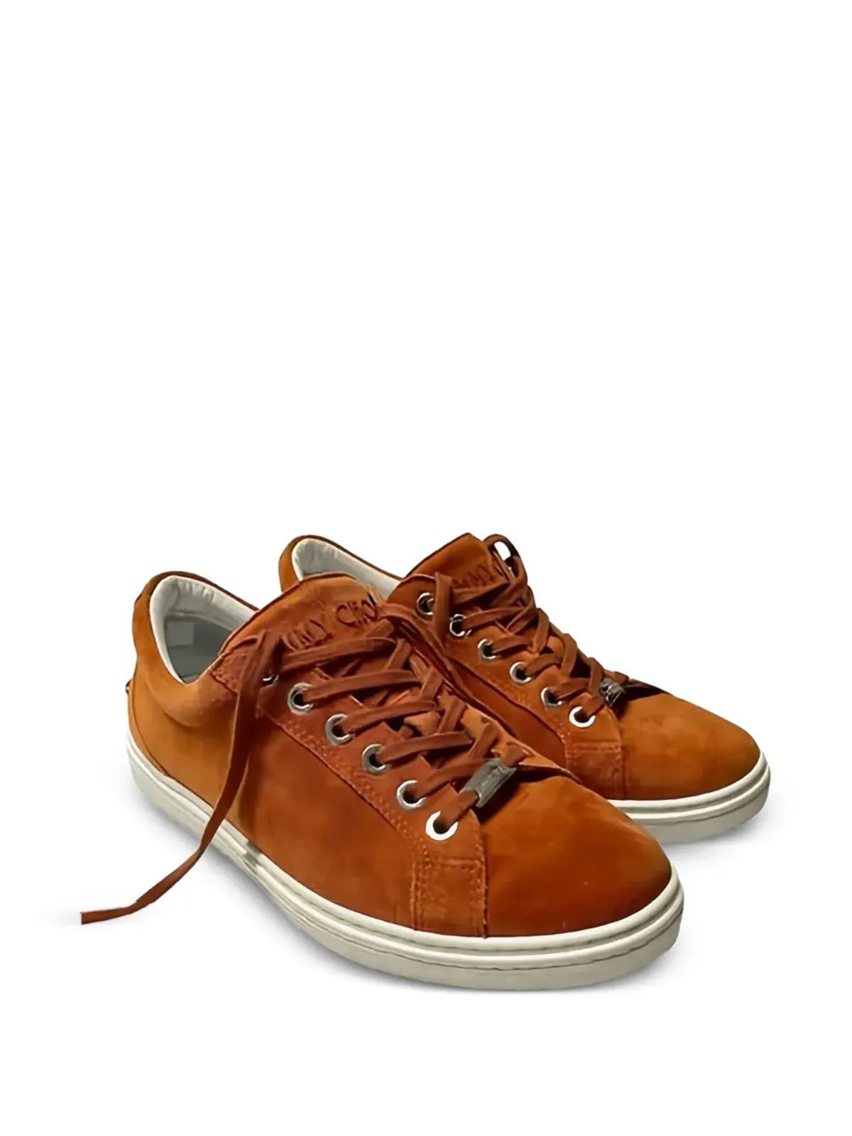 Jimmy Choo Pre-Owned キャッシュ・スター・スタッズ・スエードスニーカー - 画像4